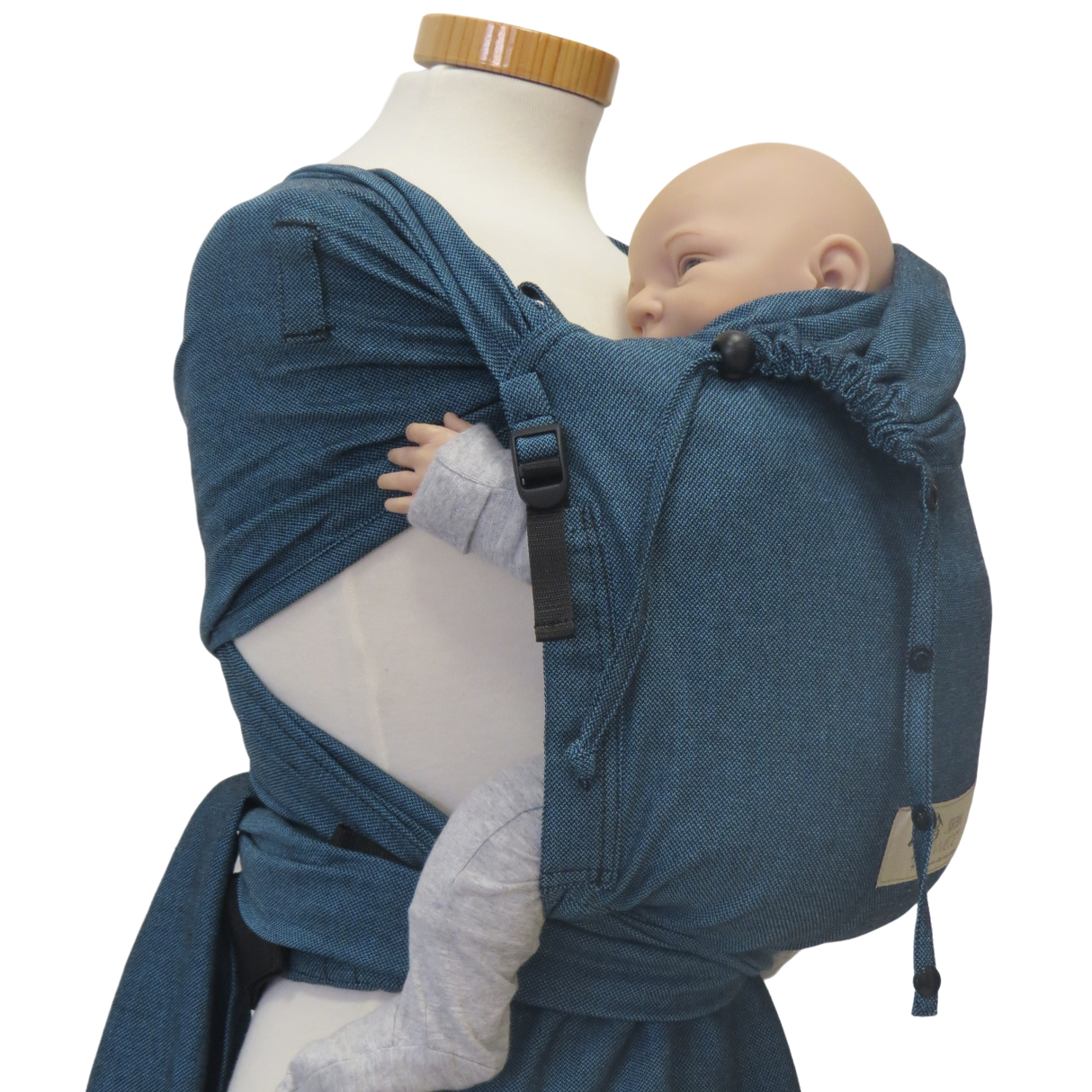 Storchenwiege Wrap Babytrage - Türkis