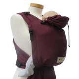Storchenwiege Half-Buckle Babytrage - Bordeaux