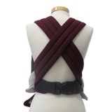 Storchenwiege Half-Buckle Babytrage - Bordeaux