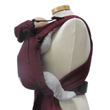 Storchenwiege Half-Buckle Babytrage - Bordeaux