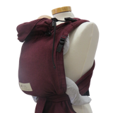 Storchenwiege Half-Buckle Babytrage - Bordeaux