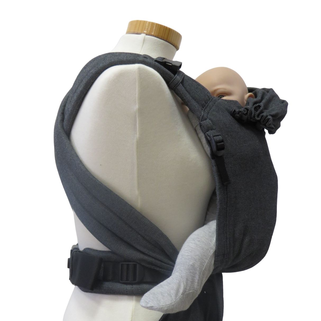 Storchenwiege Talemo Half-Buckle Babytrage - Graphite