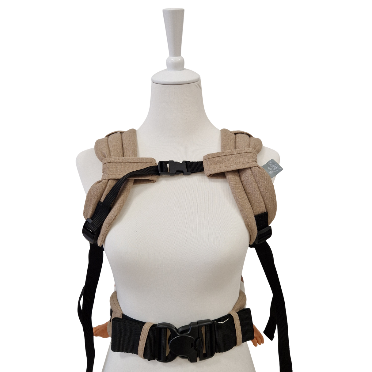 Storchenwiege Talemo Half-Buckle Babytrage - Sand