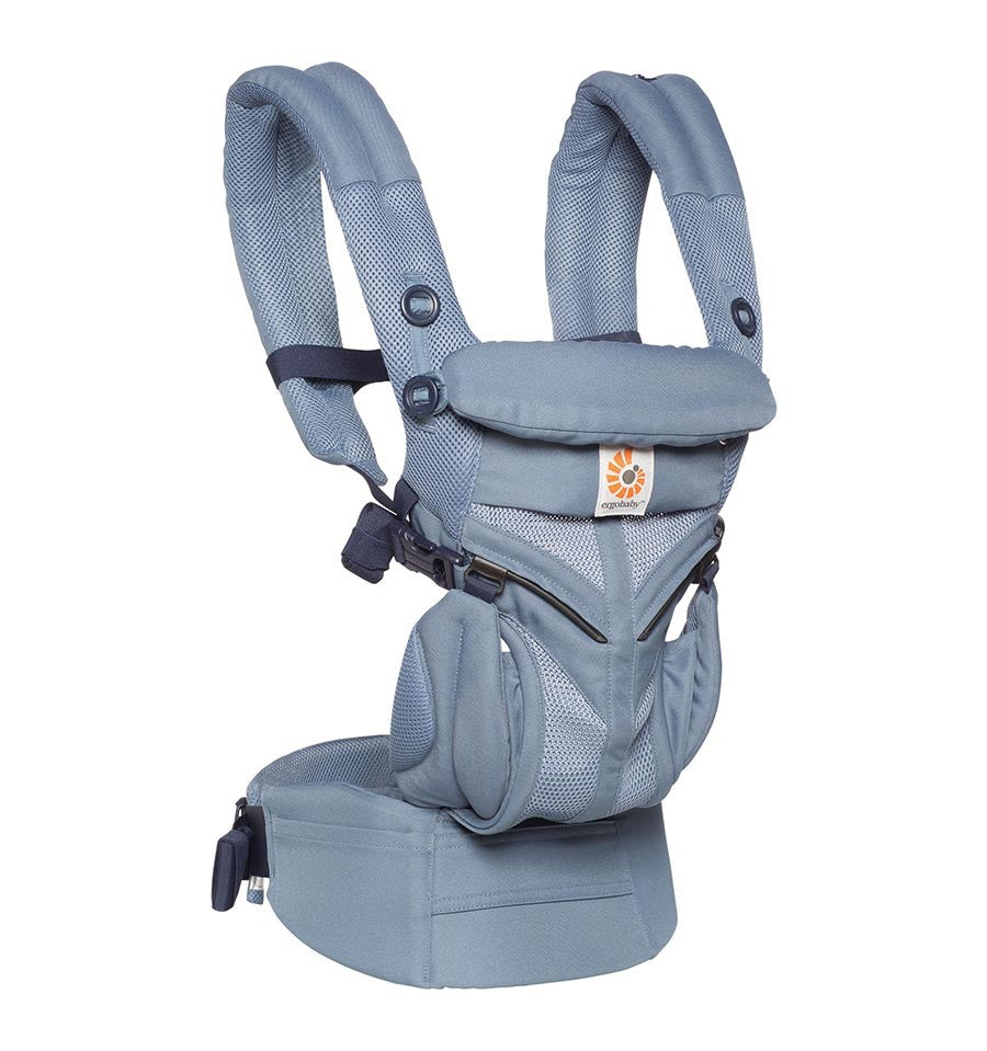 Shop Ergobaby Ergobaby Omni 360 Cool Air Mesh Carrier - Oxford Blue at Babymaxi