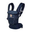 Ergobaby Adapt - SoftFlex Mesh: Midnight Blue baby carrier designed for air circulation and comfort, suitable from newborn to toddler | Babymaxi