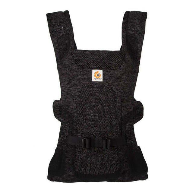 Ergobaby Aerloom, Lightweight & Breathable - Charcoal Black baby carrier with breathable mesh for comfort | Babymaxi