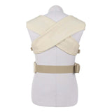 Back view of Ergobaby Embrace, Cosy Carrier - Cream showing cross straps for comfort and support | Babymaxi