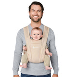 Ergobaby Embrace Soft Air Mesh - Cream baby carrier with baby, perfect for summer and extra security | Babymaxi