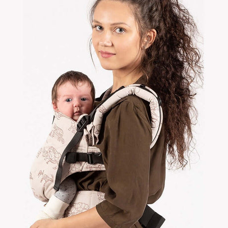 Isara The One - Wildlife Sandy, WWF Collaboration baby carrier with mother and baby | Babymaxi