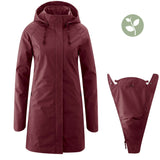 Shop Mamalila Mamalila Berlin All-Season Babywearing Coat – Berry at Babymaxi