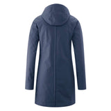 Mamalila Berlin All Season Babywearing Coat – Navy back view, stylish and versatile outerwear for parents | Babymaxi