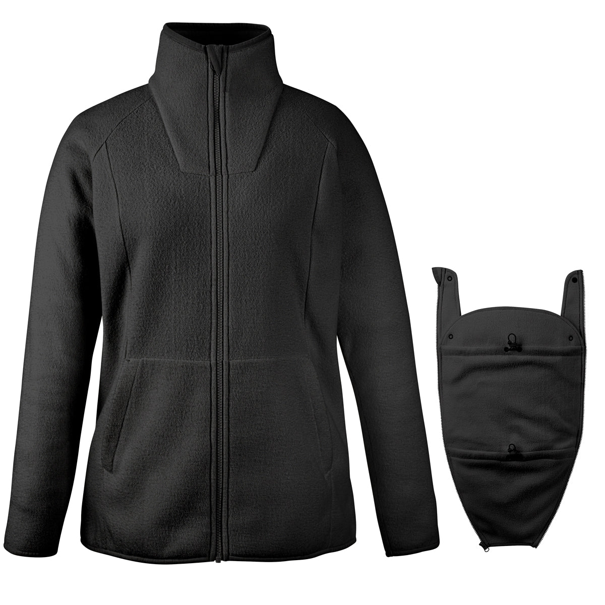 Mamalila Basel Babytrage Fleecejacke – Off White