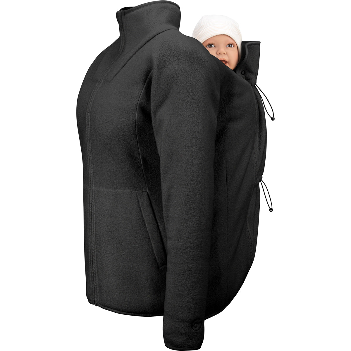 Mamalila Basel Babytrage Fleecejacke – Off White