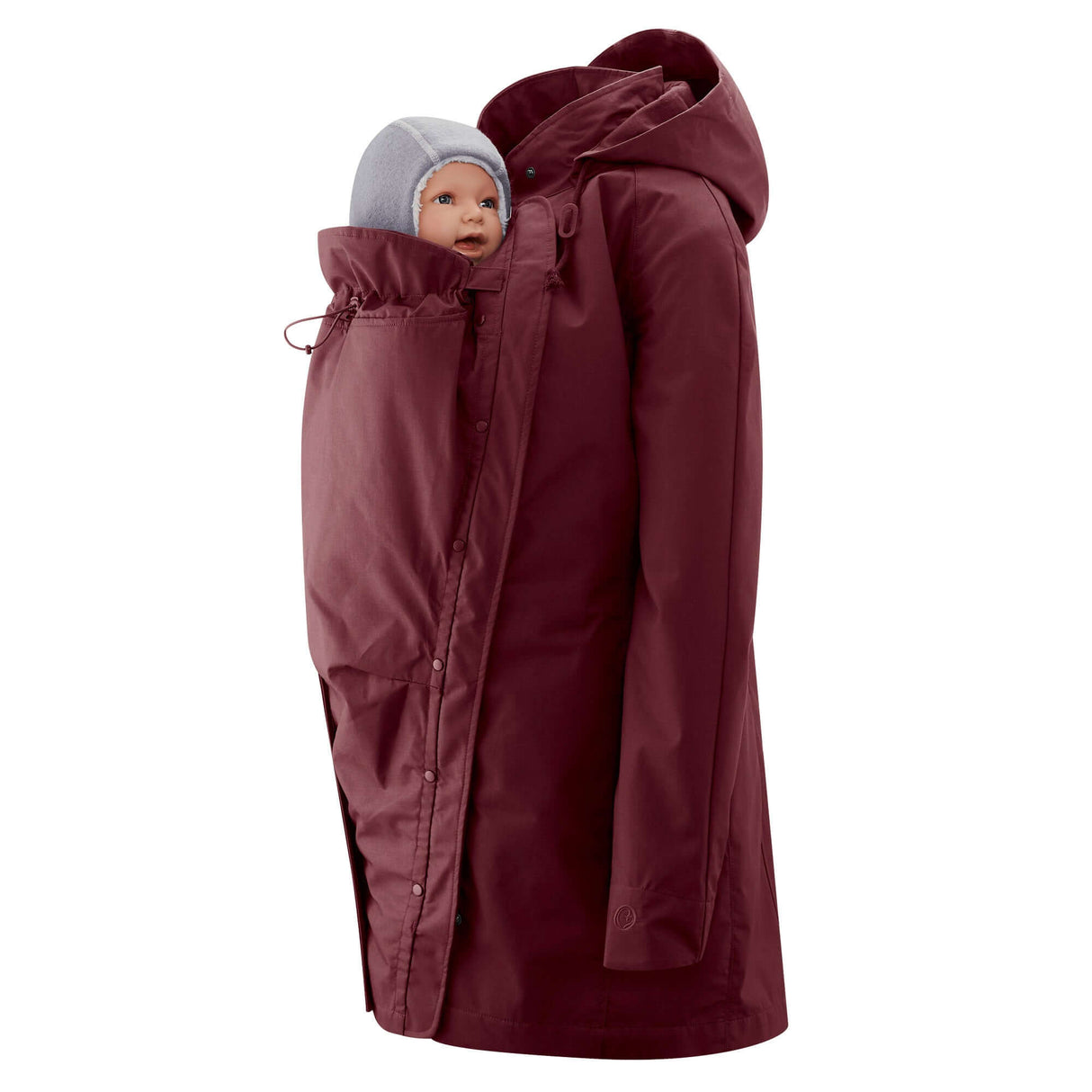 Shop Mamalila Mamalila Berlin All-Season Babywearing Coat – Berry at Babymaxi