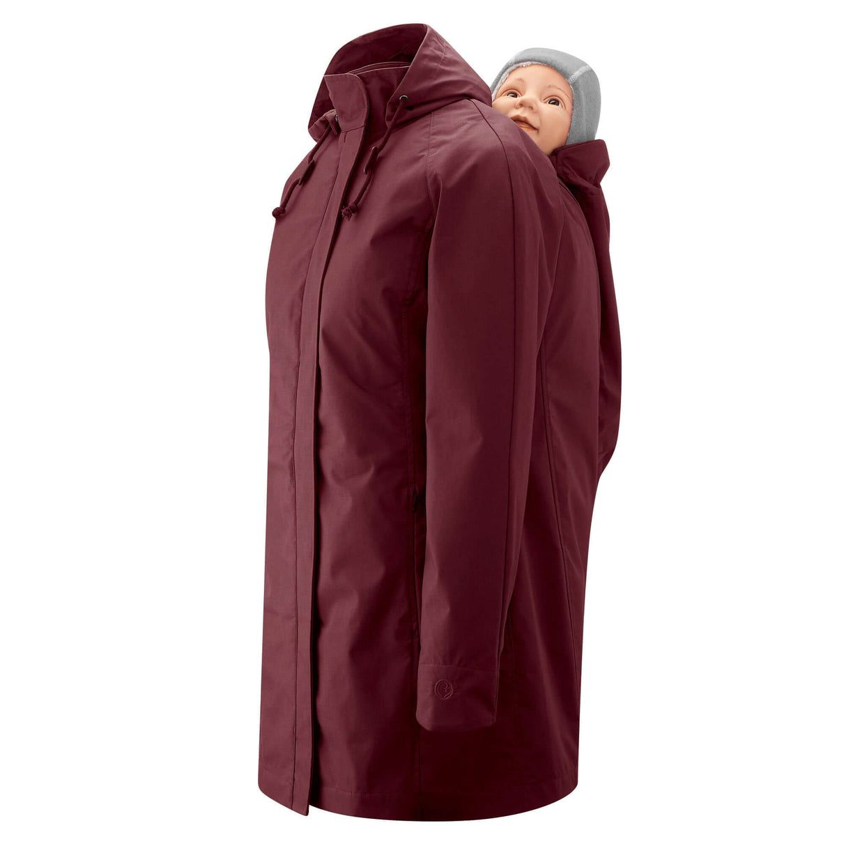 Shop Mamalila Mamalila Berlin All-Season Babywearing Coat – Berry at Babymaxi