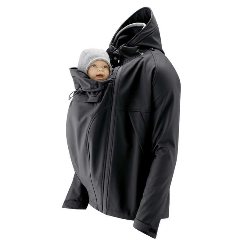 Mamalila Softshell Allrounder Jacket for men - Black | Babymaxi