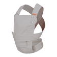 Marsupi Breeze - Light Grey baby carrier showcasing ergonomic design and Velcro system for comfort | Babymaxi