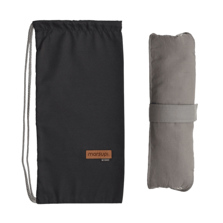 Marsupi Breeze - Lilac baby carrier storage bag and rolled carrier | Babymaxi