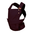 Marsupi Classic - Berry baby carrier in deep berry color, ergonomic design with Velcro system for newborns | Babymaxi