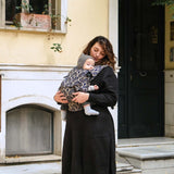 Neko Switch Baby Size - Kidonya Elegance carrier in use, providing comfort and support for parent and baby | Babymaxi