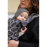 Neko Switch Baby Size - Kidonya Elegance carrier worn by a parent with a baby, ergonomic design for comfort | Babymaxi