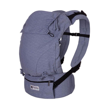 Quokkababy E-Carrier - Blue Vibes ergonomic baby carrier made from organic cotton | Babymaxi