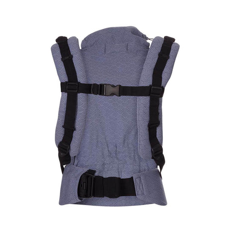 Quokkababy E-Carrier - Blue Vibes back view with ergonomic design and adjustable straps | Babymaxi