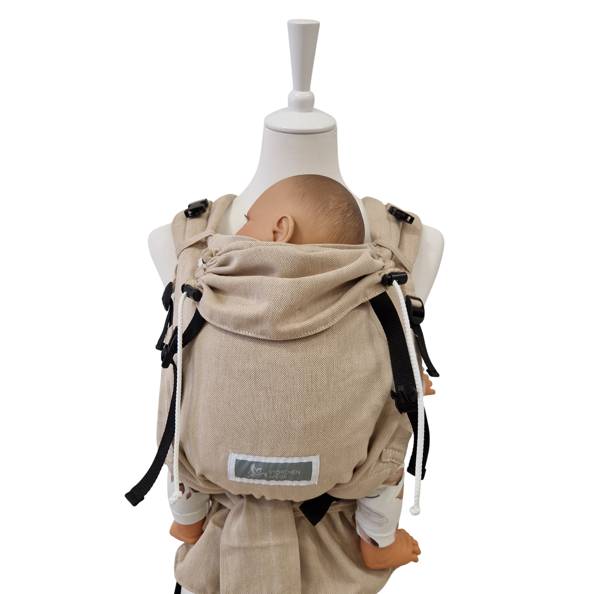 Storchenwiege Talemo Half-Buckle Babytrage - Natural