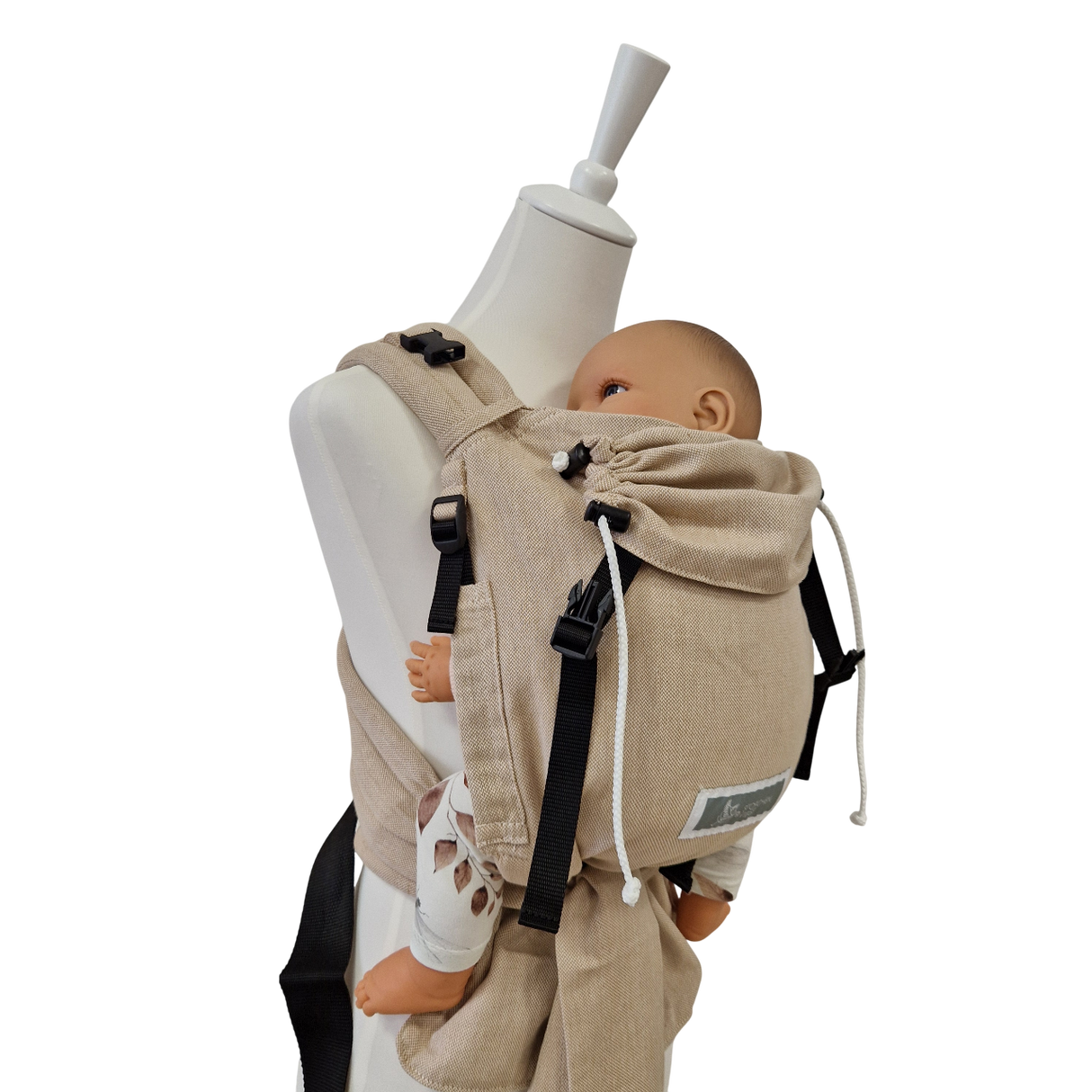 Storchenwiege Talemo Half-Buckle Babytrage - Natural