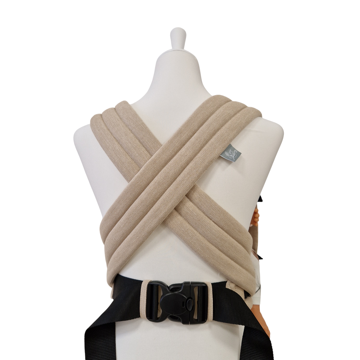 Storchenwiege Talemo Half-Buckle Babytrage - Natural