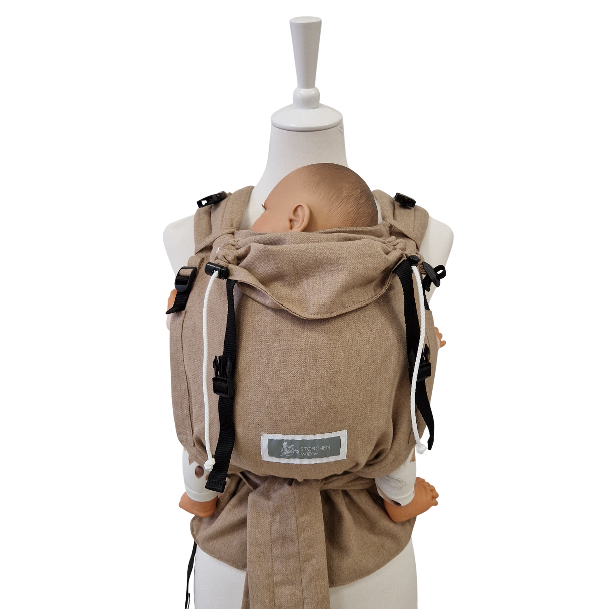 Storchenwiege Talemo Half-Buckle Babytrage - Sand