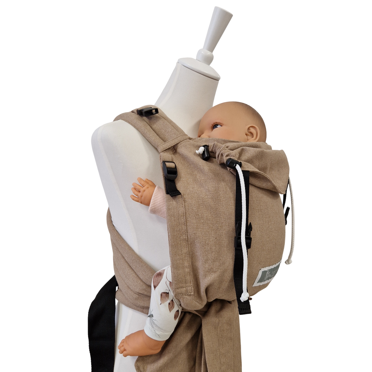 Storchenwiege Talemo Half-Buckle Babytrage - Sand