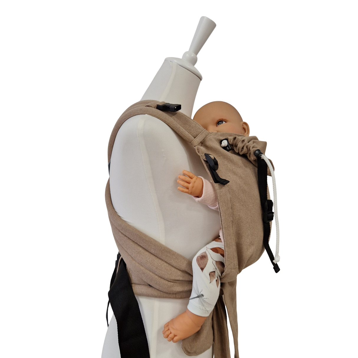 Storchenwiege Talemo Half-Buckle Babytrage - Sand