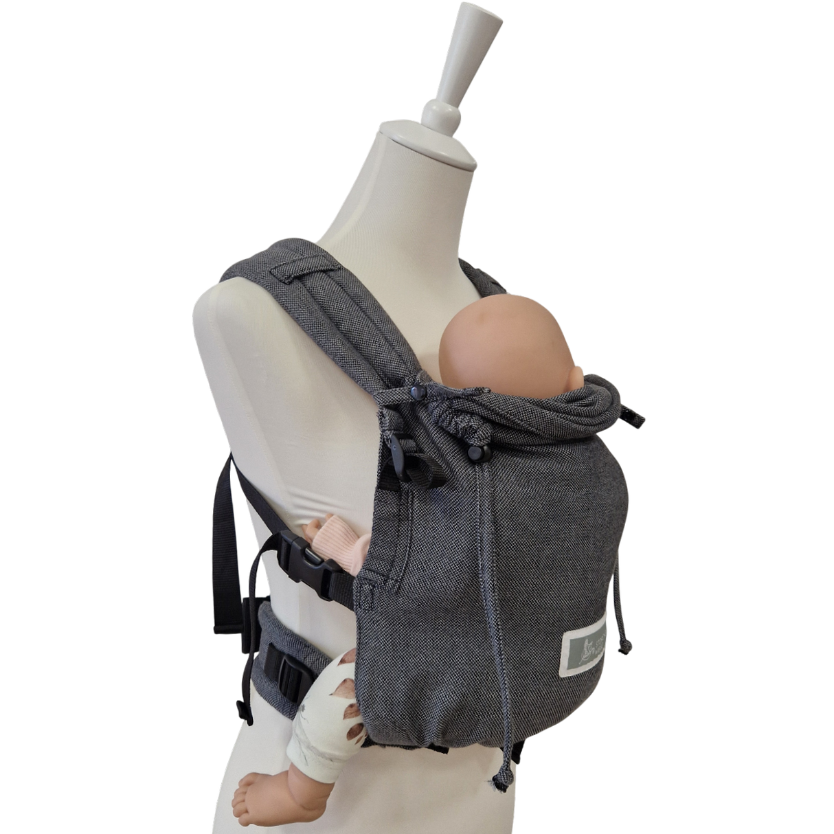 Stochenwiege Valeno Babytrage - Graphit