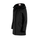 Wombat & Co. London - Shell Baby Carrier Coat - Black, stylish babywearing jacket with hood and pockets | Babymaxi