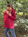 Wombat & Co. London - Shell Babytragemantel - Cherry Red
