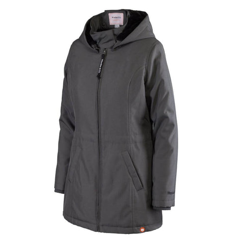 Wombat & Co. London - Wallaby Babywearing Coat - Grey & Black - versatile maternity winter coat for mothers | Babymaxi
