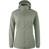 Mamalila Softshell Babywearing Jacket Allrounder Fit Agave, front view for solo wear