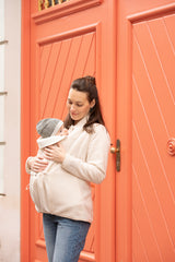 Mamalila Basel Baby Carrier Fleece Jacket – Off White