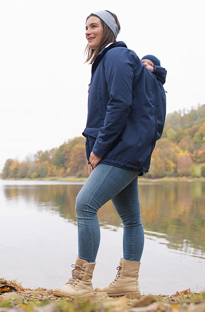 Mamalila Allwetter Gemütlicher Allrounder Softshell - Agave